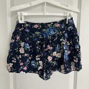 Papaya Floral Shorts